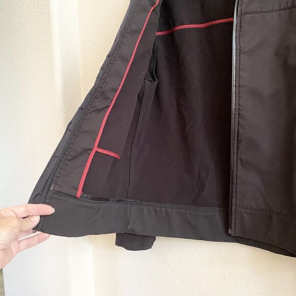 Banana Republic Men's‎ Long Sleeve Black Full Zip Fleece Lined Jacket Size M - Picture 7 of 10
